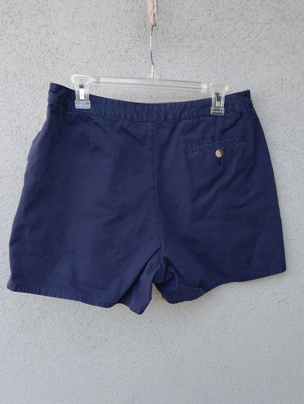 Vintage St. John's Bay Navy Blue High-rise Shorts Women's 14
